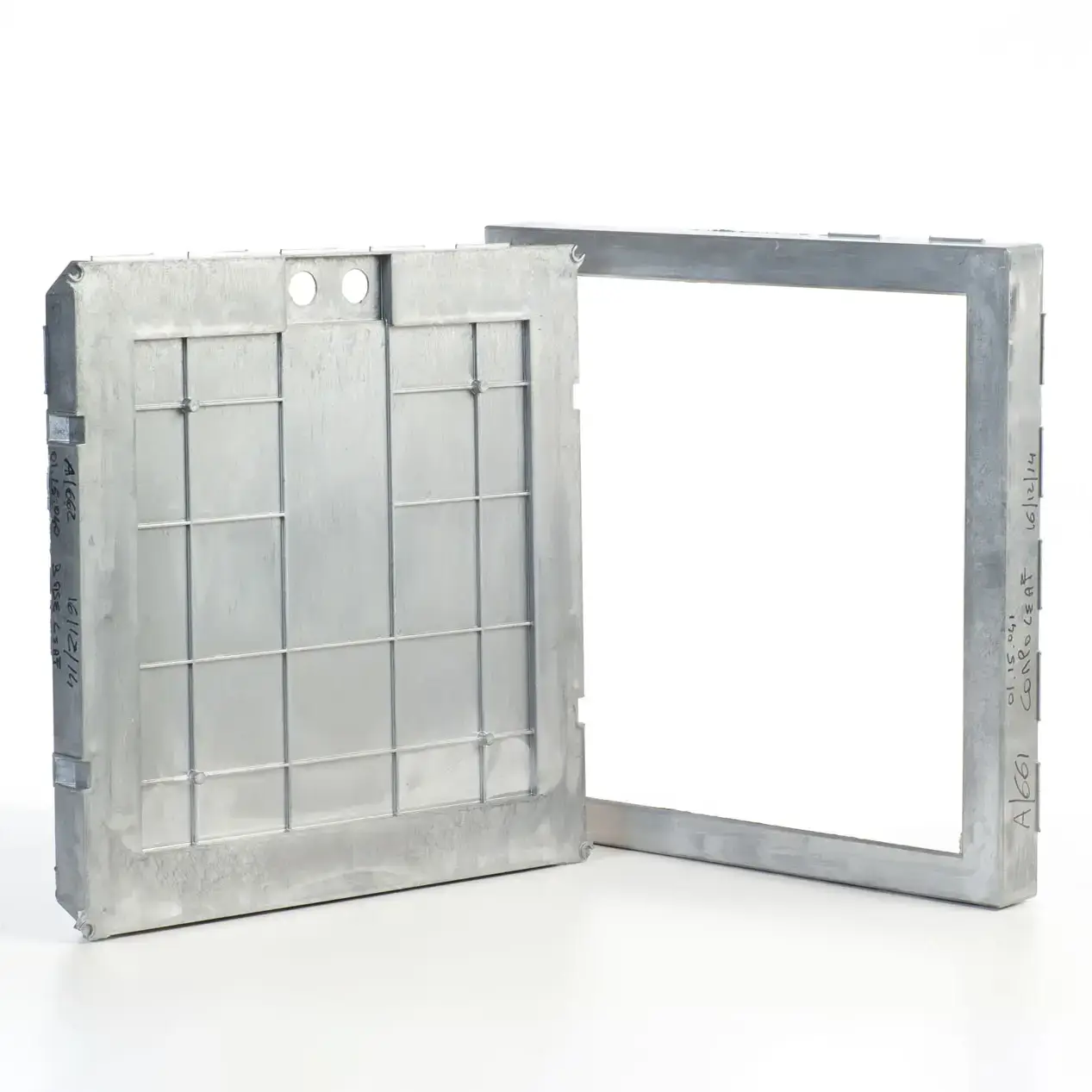 Base e coperchio per lampada industriale in alluminio pressofuso di alta precisione